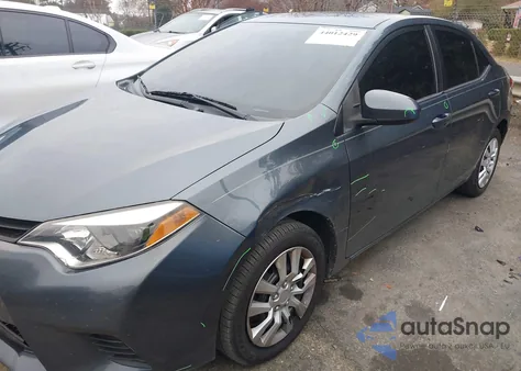 2014 Toyota Corolla Le из США, поврежденный, VIN 2T1BURHE6EC213355